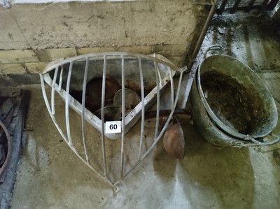 Lot 60 - Manger and 2 x Tin Baths