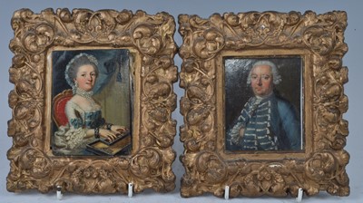 Lot 1181 - 19th century English school - Pair; Bust...