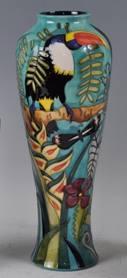 Lot 18 - A large Moorcroft pottery vase, in the Jaraqui...