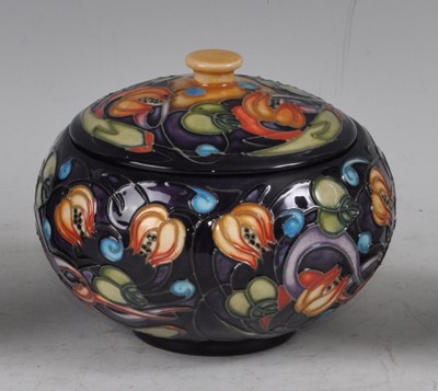Lot 28 - A Moorcroft pottery posy bowl and cover, in...