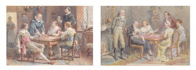 Lot 1256 - Goodwin Kilburne (1839-1924) - Pair; The Card...