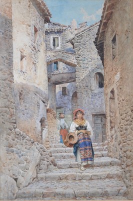 Lot 1265 - Mariano de Franceschi (Italian 1849-1896) -...