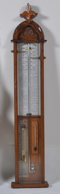 Lot 1340 - A Victorian oak Admiral Fitzroy's...