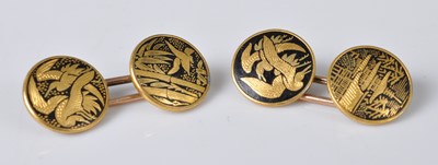 Lot 1133 - A pair of Japanese Meiji period Komai...