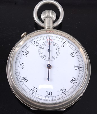 Lot 41 - A military issue nickel cased open face...