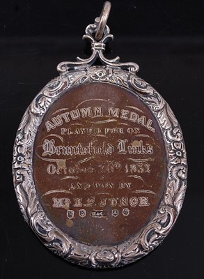 Lot 205 - A William IV Edinburgh Burgess Golfing Society...