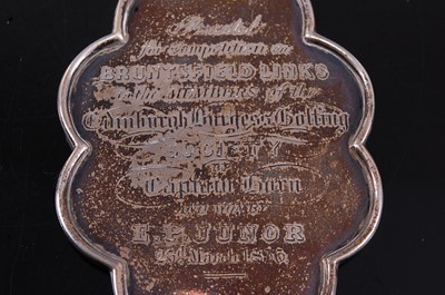Lot 206 - A William IV Edinburgh Burgess Golfing Society...