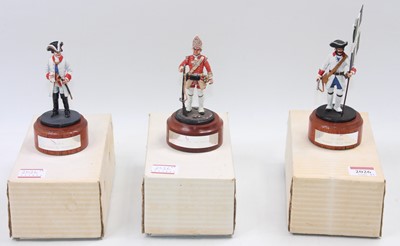Lot 1555 - Hussar Military Miniatures White Metal Figure...