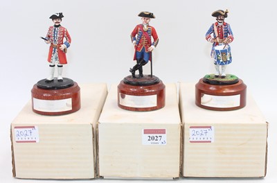 Lot 1556 - Hussar Military Miniatures White Metal Figure...