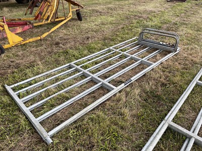 Lot 226 - Pair of 11ft Heavy Duty Galvanised Gates