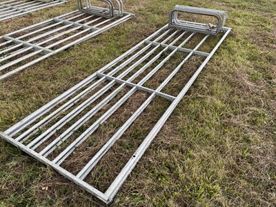 Lot 229 - Pair of 12ft Heavy Duty Galvanised Gates