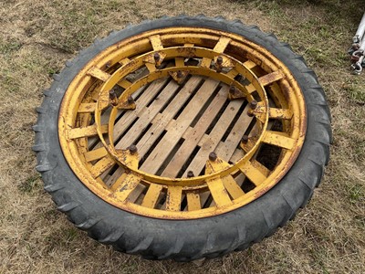 Lot 185 - Pair of Row Crop Wheels 6.5-48