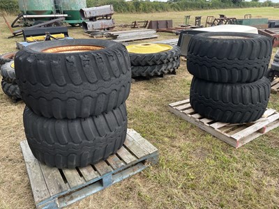 Lot 188 - 4 x Richard Western Trailer Wheels (8 Stud)...