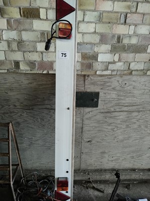 Lot 75 - Rear Trailer Light Board