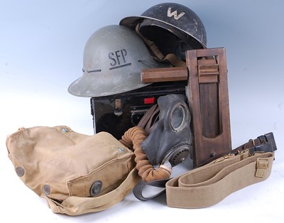 Lot 192 - A collection of WW II Home Guard items to...