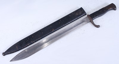 Lot 84 - German 1898/05 Mauser bayonet, having a 37cm...