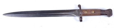 Lot 34 - A British 1888 patern bayonet, the 30cm blade...