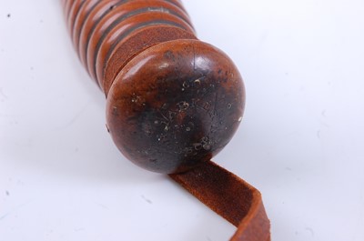 Lot 201 - A William IV truncheon, polychrome painted...