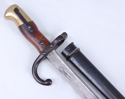 Lot 51 - A French M1874 Gras bayonet, having a 52cm...