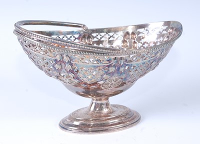 Lot 2124 - * An Edwardian silver pedestal sweetmeat...