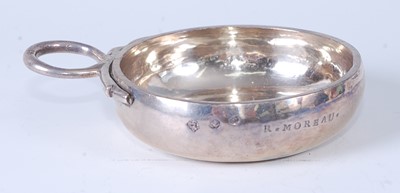 Lot 2193 - * An early 19th century French silver tastevin...