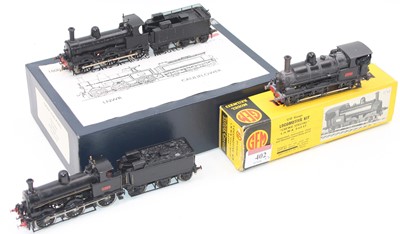 Lot 402 - EM gauge - 3 kit built 2-rail locomotives -...