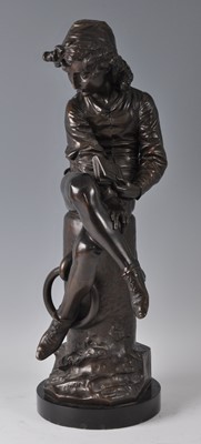 Lot 2415 - Giulio Monteverde (1837-1917) - a large bronze...