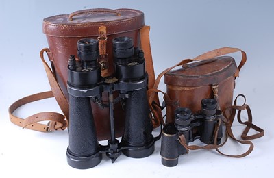 Lot 94 - A pair of WW II period Naval binculars, marked...