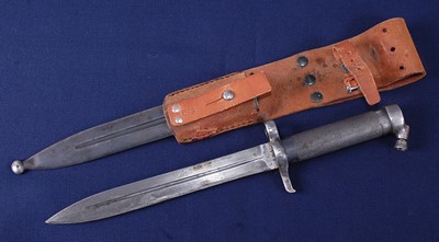 Lot 82 - A Swedish M1896 Mauser bayonet, having a 21cm...