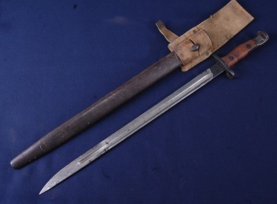 Lot 139 - A British 1907 pattern bayonet, the 43cm...