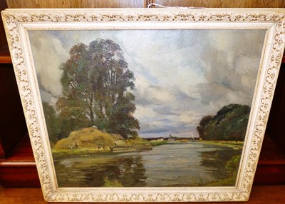 Lot 1010 - Donald Henry Floyd (1892-1965) - river scene...