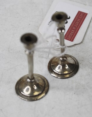 Lot 297 - A pair of late Victorian miniature silver...