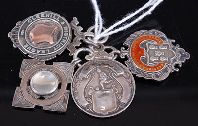 Lot 426 - Four silver sporting medals, to include one...