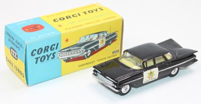 Lot 2013 - A Corgi Toys No. 223 Chevrolet State Patrol...