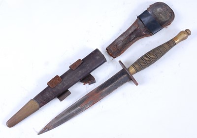 Lot 132 - A Fairbairn Sykes 2nd Pattern Commando Knife,...