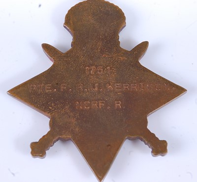 Lot 222 - A father and son group of medals to include...