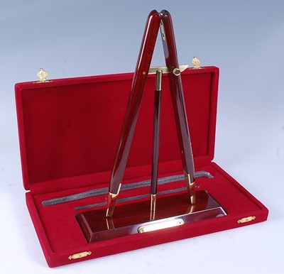 Lot 105 - A modern miniature military pace stick desk...