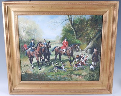 Lot 331 - After Heywood Hardy (1842-1943), Hunting scene,...