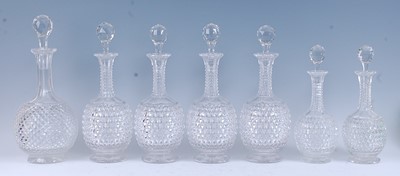 Lot 2209 - * A set of six 19th century graduated lead...