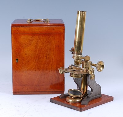 Lot 2421 - J T Slugg of Manchester - a Victorian brass...