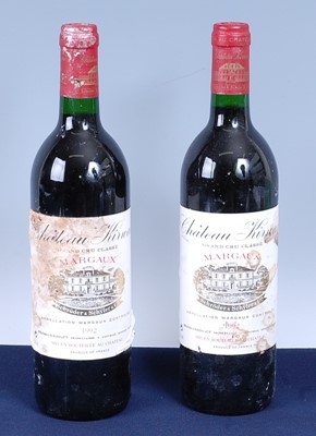 Lot 1004 - Château Kirwan, 1992, Margaux grand cru classe,...