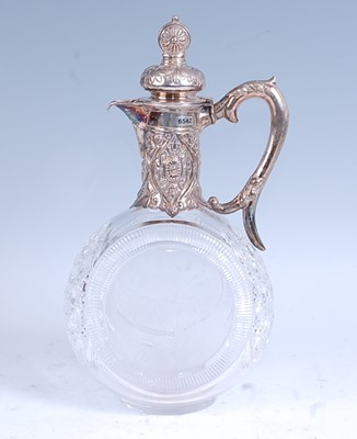 Lot 2202 - * A 19th century silver mounted lead glass...
