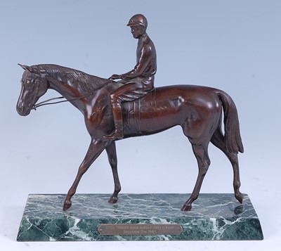 Lot 256 - A late 20th century bronze model of a...