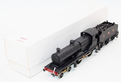 Lot 259 - Unfinished kit built 0 gauge 4-4-0 LMS loco &...