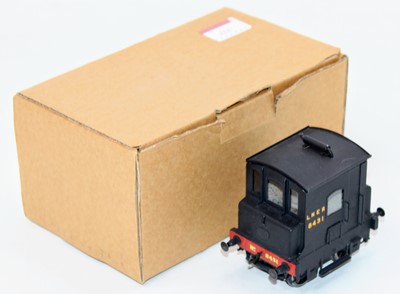 Lot 266 - Brass kit built 0 gauge Simplex 0-4-0 shunting...