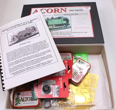 Lot 286 - Acorn Jim Harris 0 gauge kit SR/BR USA tank...