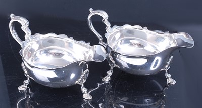 Lot 2163 - A pair of early 20th century small silver...