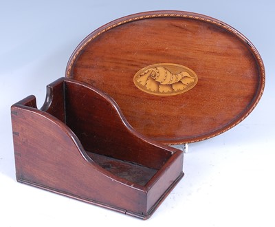 Lot 2224 - * A George III mahogany single bottle porter,...