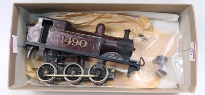 Lot 293 - Unidentified make O gauge 0-6-2 tank loco,...