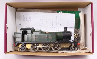 Lot 294 - Kit built partly completed 0 gauge 2-6-2 GWR...